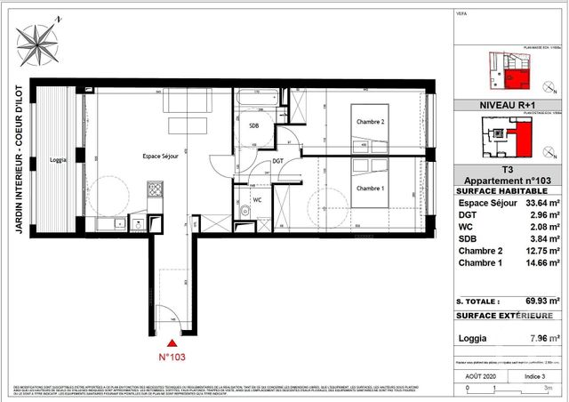 Appartement T3 à vendre - 3 pièces - 69.93 m2 - LILLE - 59 - NORD-PAS-DE-CALAIS - Century 21 Vieux-Lille Appartement T3 à vendre - 3 pièces - 69.93 m2 - LILLE - 59 - NORD-PAS-DE-CALAIS - Century 21 Vieux-Lille