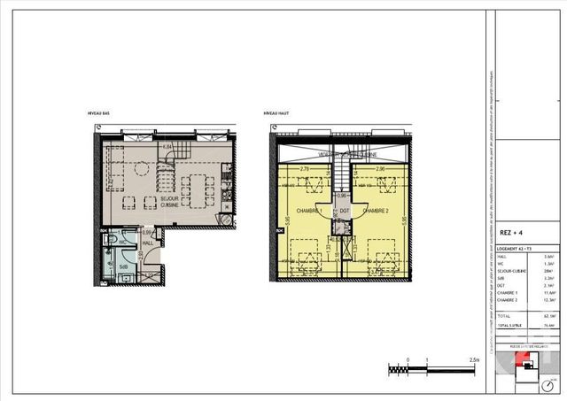 Afficher la photo en grand Appartement F3 à vendre - 3 pièces - 62.1 m2 - MARCQ EN BAROEUL - 59 - NORD-PAS-DE-CALAIS - Century 21 Vieux-Lille